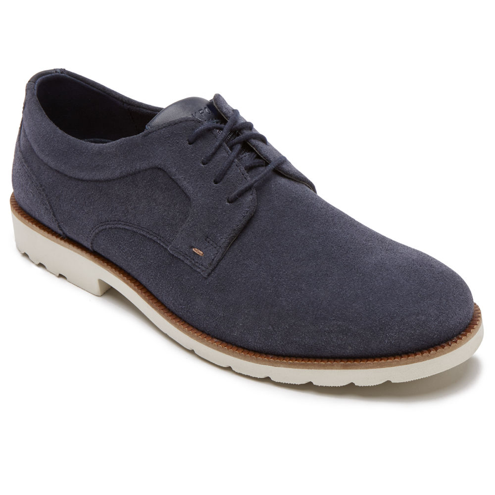Rockport Oxfords Herr Blå - Sharp & Ready 2 Plain Toe - MIBKW5684